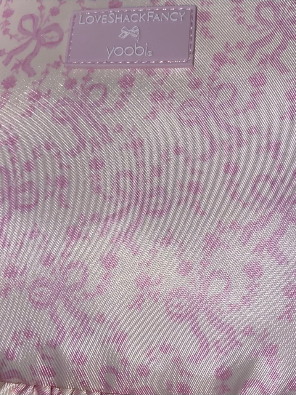 LoveShackFancy x Target - Yoobi Coquette Bow Flat Zip Pencil Case New